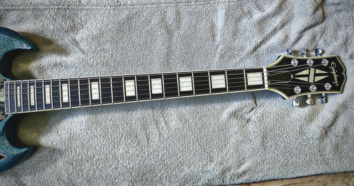 Epiphone SG Custom Brunswick Blue Sparkle