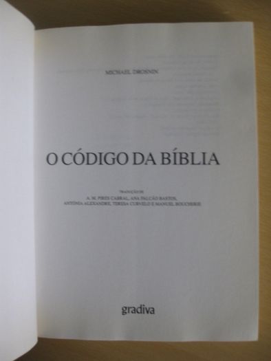 O Código da Bíblia de Michael Drosnin