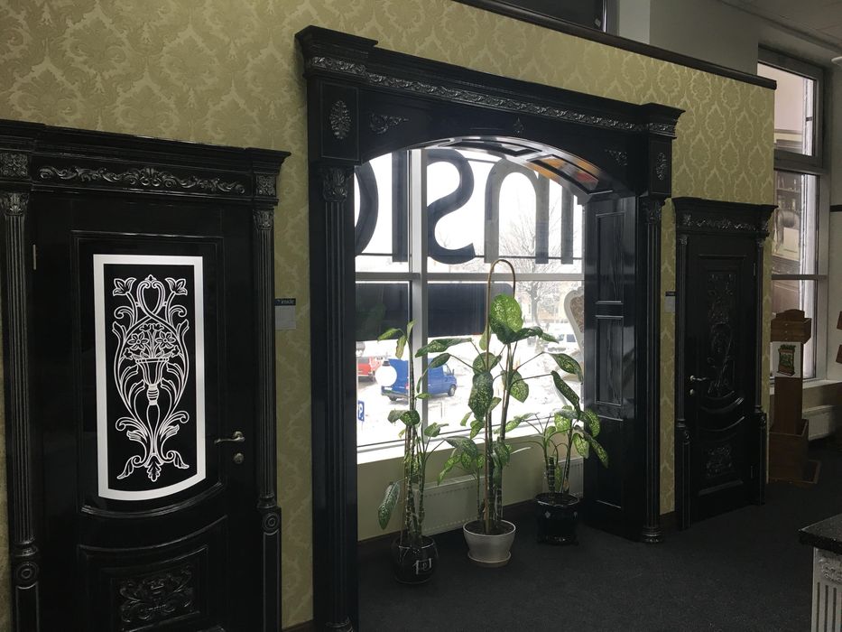 Арка + двері із масиву ясеня