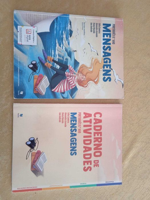 Mensagens 8 - Português 8º ano (como novos)