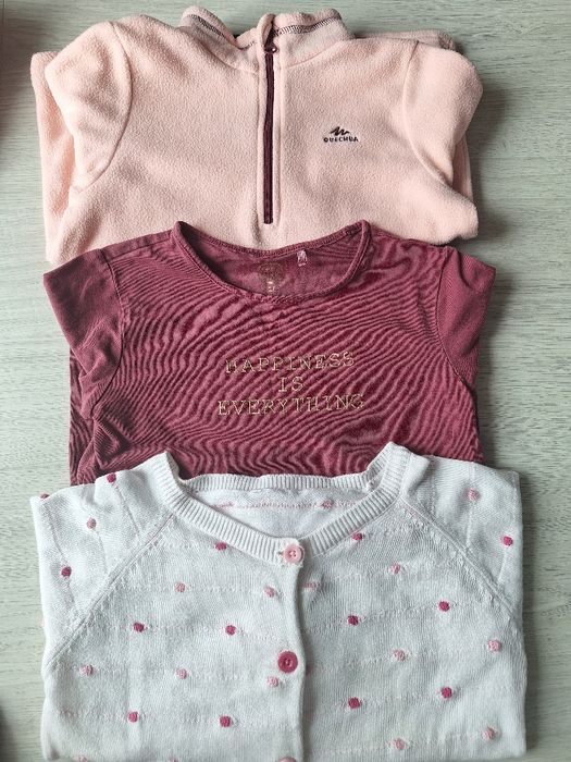 Ubranka dla dziewczynki r. 116 ubrania na jesień