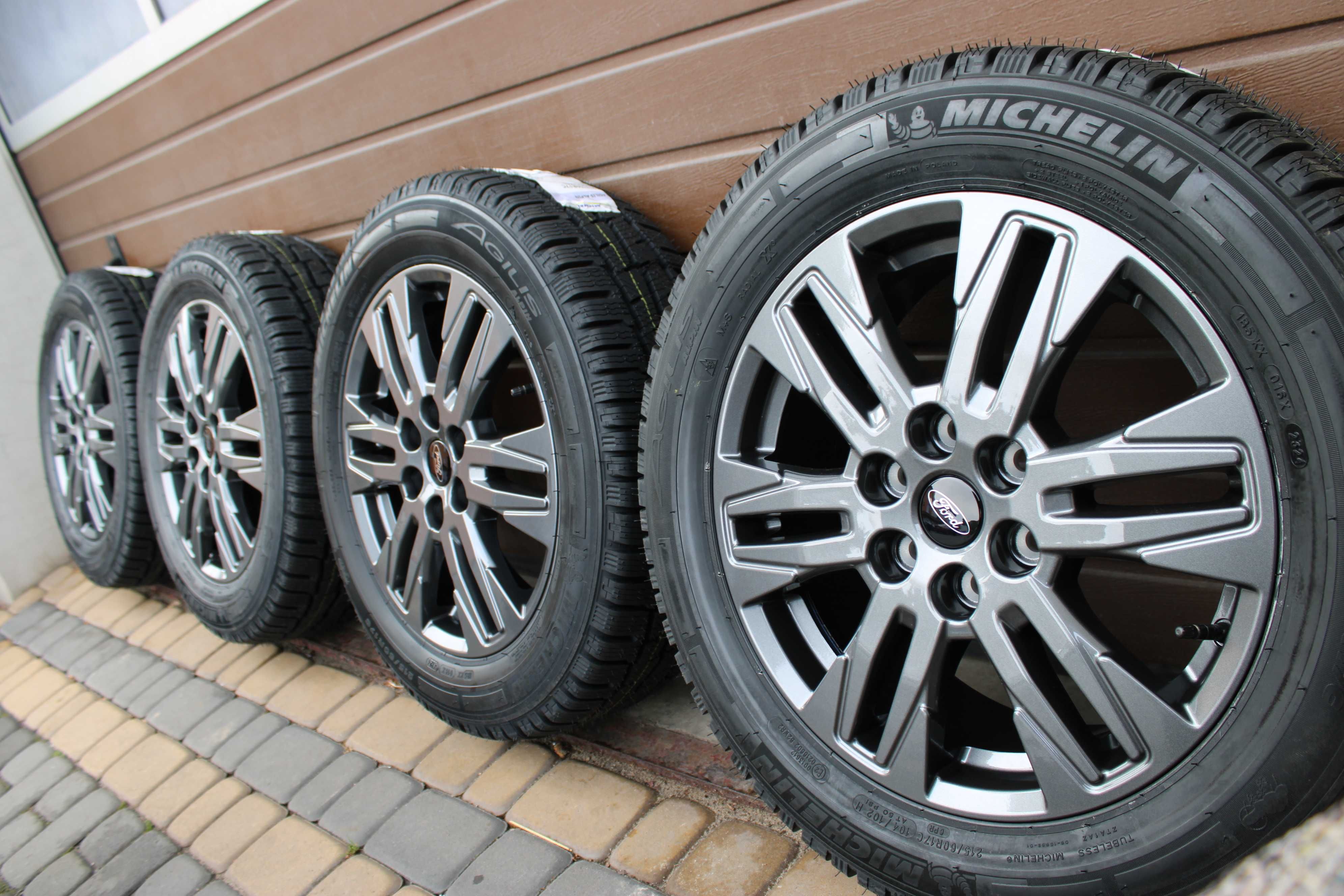 NOWE KOŁA ZIMOWE FORD Turneo Custom 6x120 17'' 6,5J ET50 MICHELIN 24r.