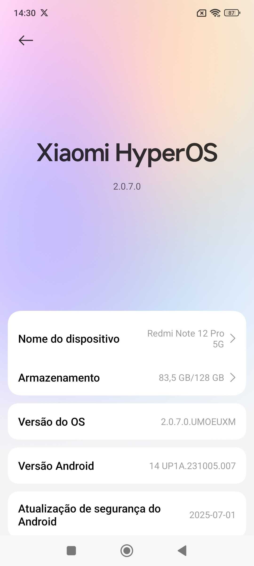 Xiaomi Redmi Note 12 Pro 5G – 8GB RAM / 128GB – Excelente Estado