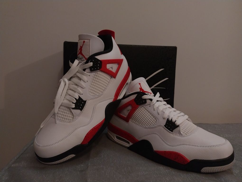 Nike retro air jordan 4 "red cement"