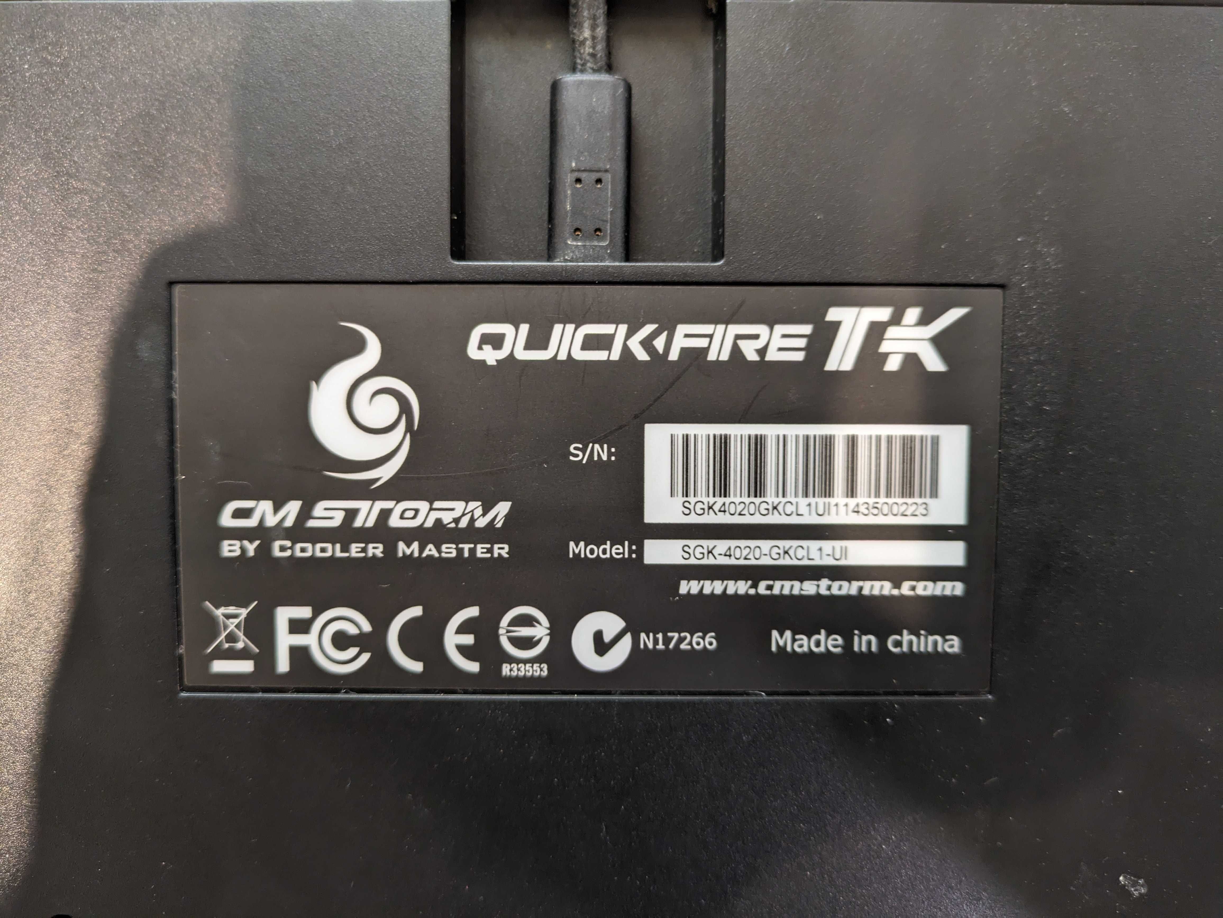 Klawiatura CMStorm QuickFire SGK-4020-GKCL1-UI