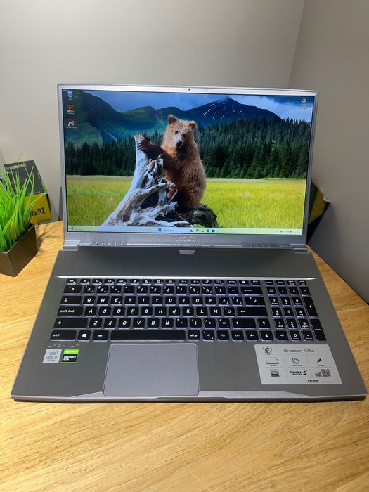 MSI Creator 17M MS-17F3 i7-10750H 8GB/256GB GTX1660Ti Max-Q Klasa A-
