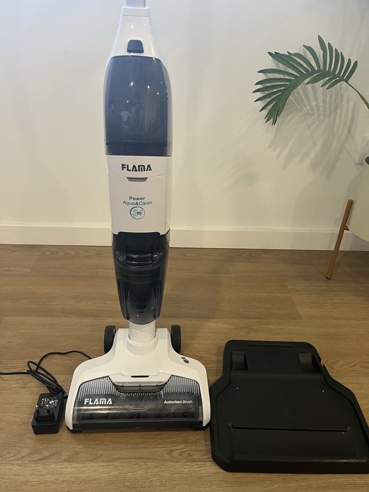 Aspirador Vertical Flama 3 em 1 Sem Fios – Para Sólidos e Líquidos
