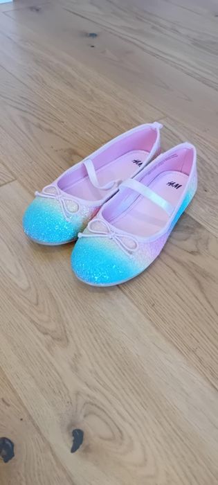 Balerinki H&M brokatowe 31