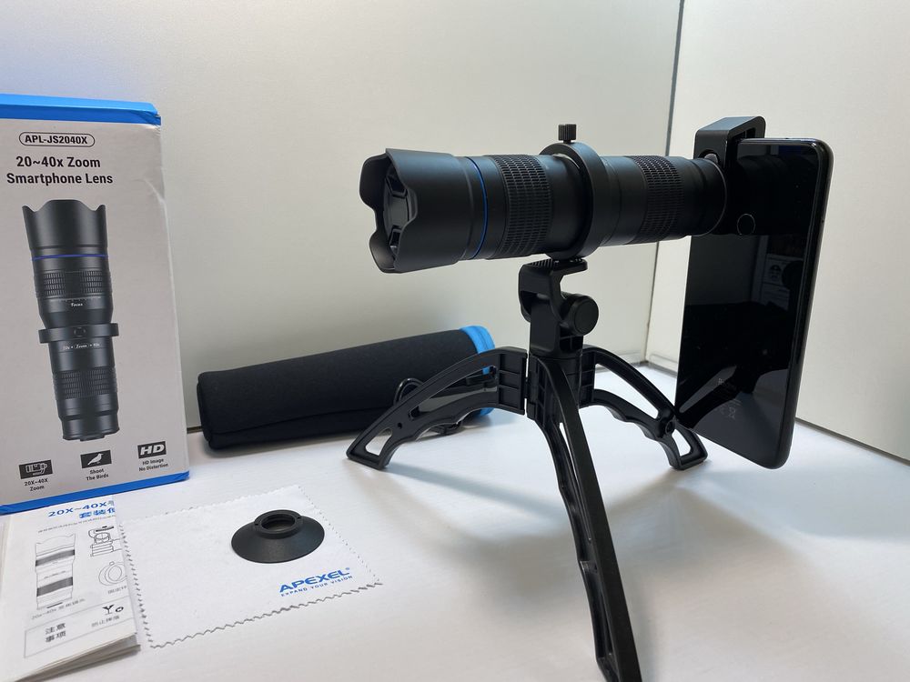 Об'єктив телескоп для смартфона Apexel APL-20-40XJJ04