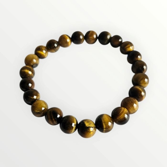 Pulseira Olho de Tigre 8mm