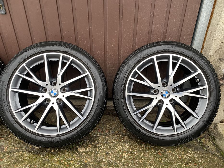 Kola zimowe 5x112 BMW 1 f40 17” czujniki opony 195/55
