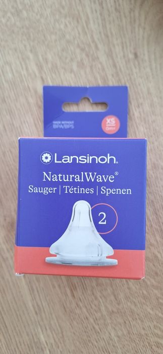 Zestaw smoczków do butelek Lansinoh XS