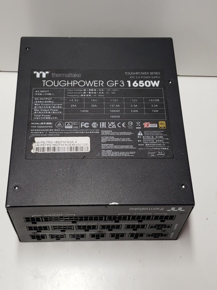 Toughpower GF3 1650W PCIe 5.0 80 Plus