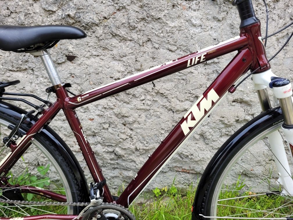 Rower KTM Life Shimano Tourney Deore  28" Amortyzator Suntour