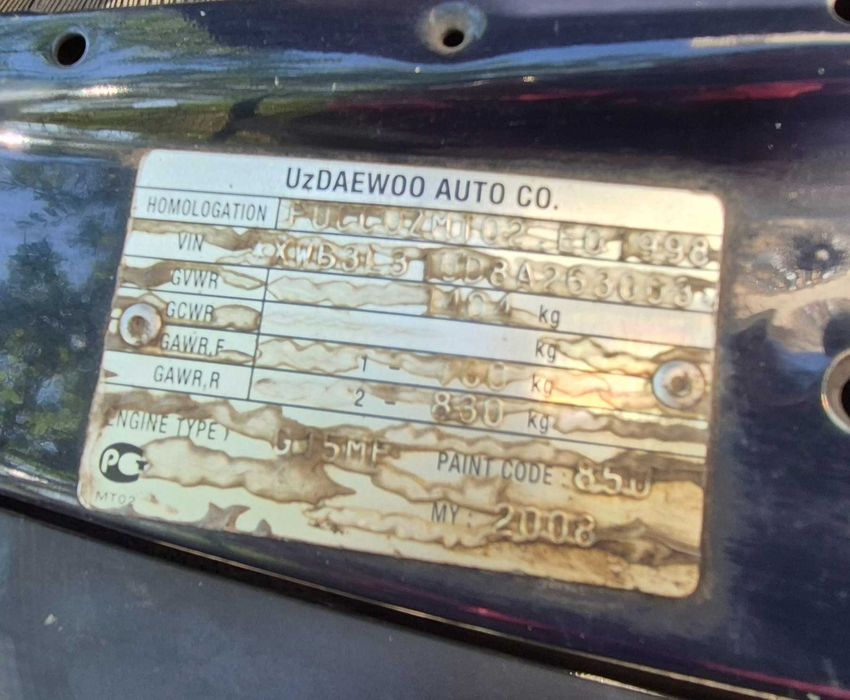 Daewoo Nexia 1 2008 n100, 8клапанна, 1.5 бензин