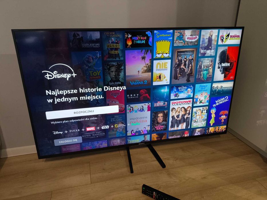 SONY 55" Smart 1000Hz TV DVB-T2 Netflix YouTube Prime Miracast Disney