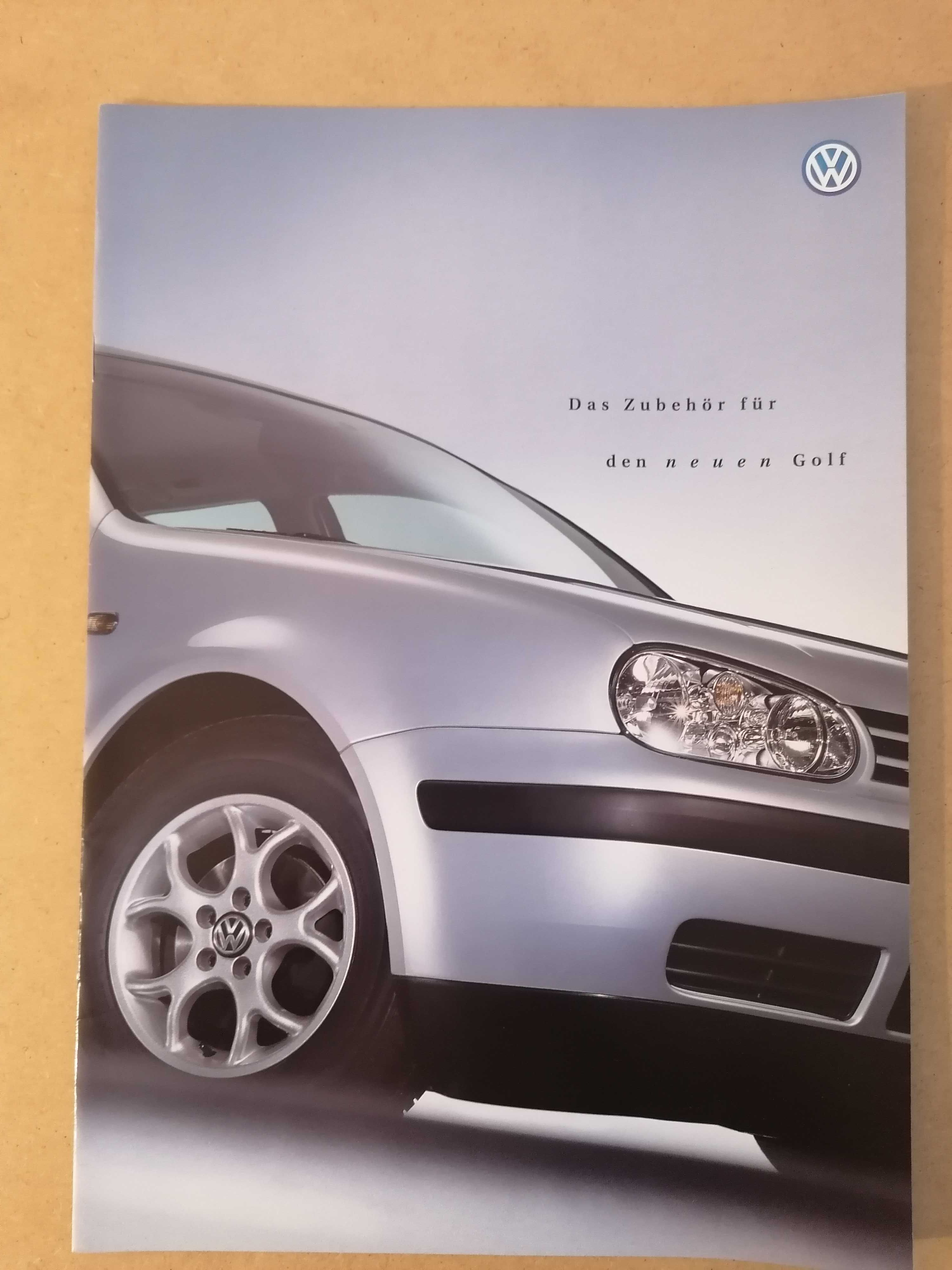 Prospekt VW Golf IV wyposażenie dodatkowe.