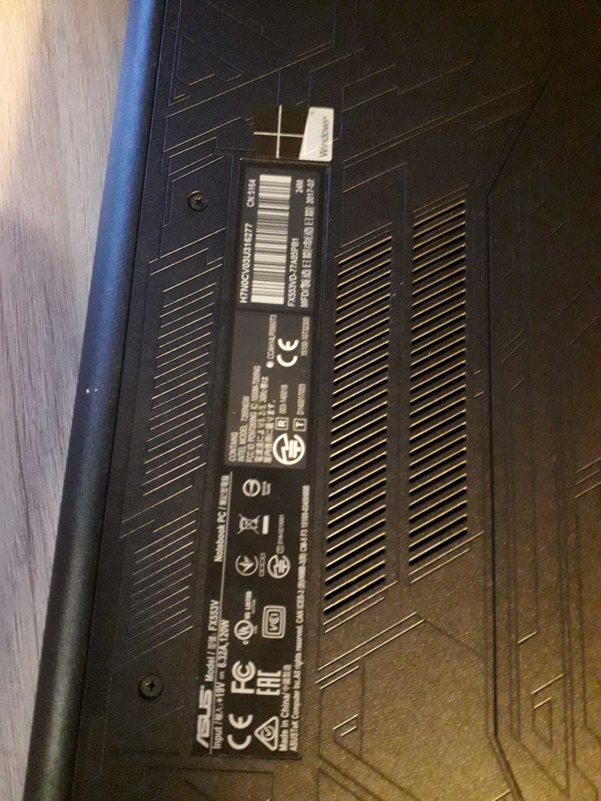 Portatil  asus nvidea