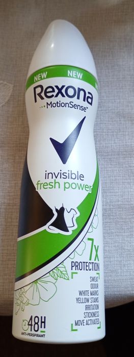 Nowy dezodorant Rexona invisible damski 150 ml