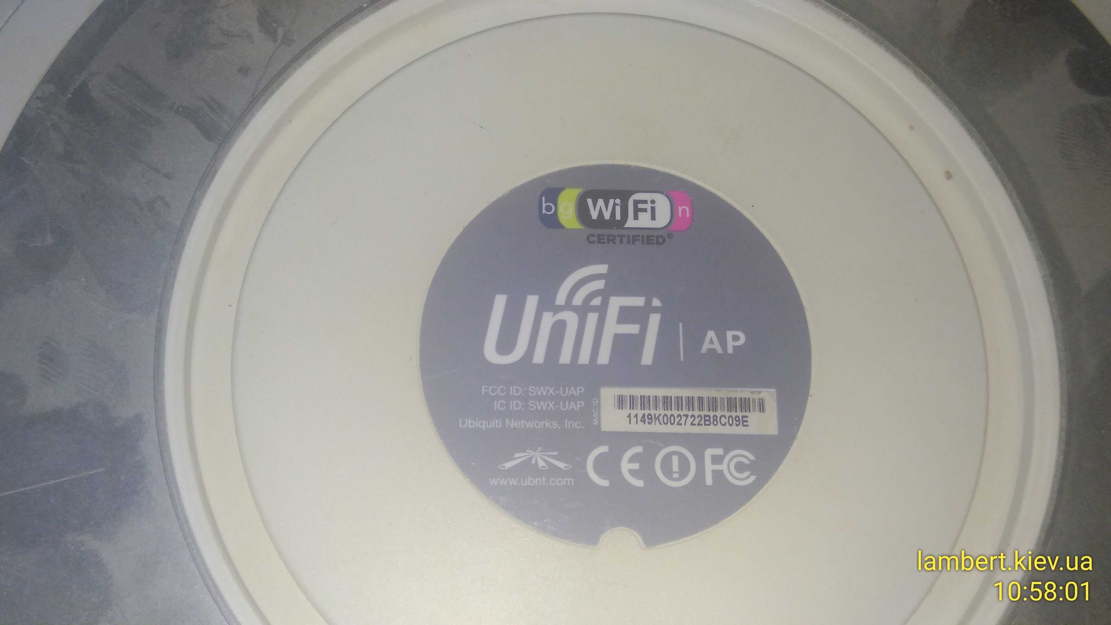 WiFi точка доступу Ubiquiti UniFi AP