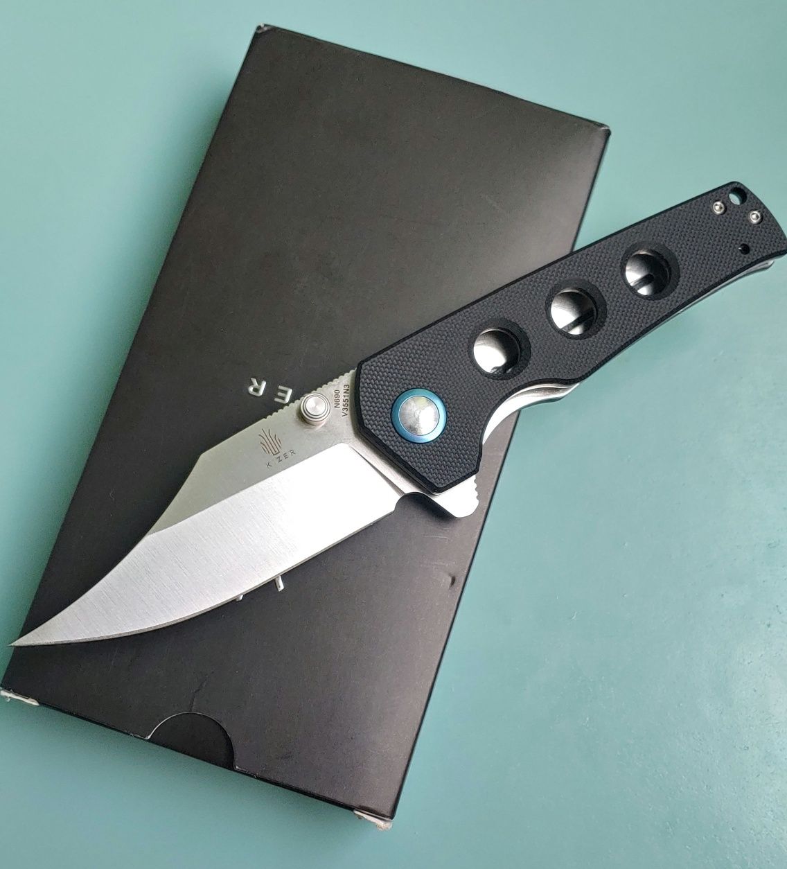 Новый оригинальный нож Kizer kershaw Bohler N690 G10