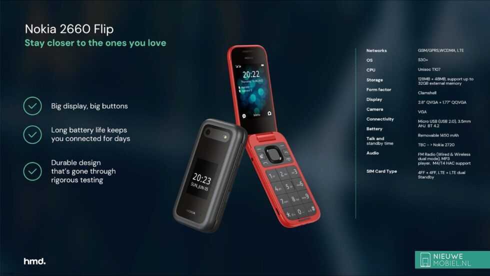 nokia dual sim 2660