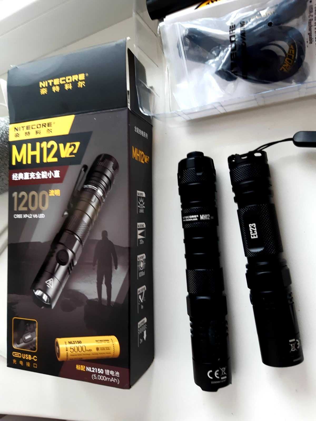 Тактичний  ліхтар Nitecore MH12 V2 (USB Type-C)