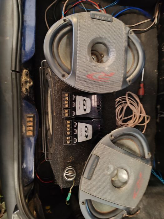 Sistema de som amplificador radio coluna