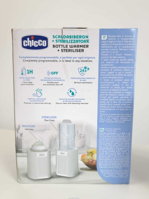 Podgrzewacz do butelek sterylizator Chicco 2w1 wielofunkcyjny