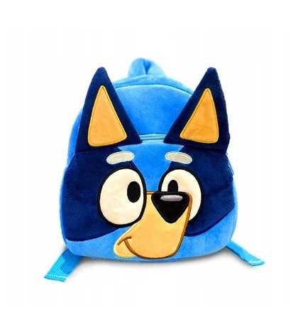 Blue Bluey piękny pluszowy plecak szkolny