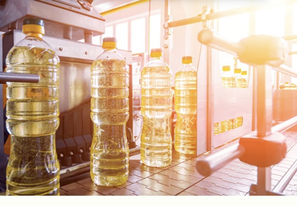 Óleo de girasol refinado