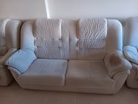 Sofá 4 lugares com cama, negociável