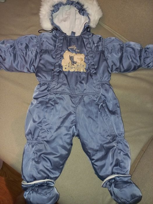 Комбінезон конверт дитячий зимовий шапочка в подарунок