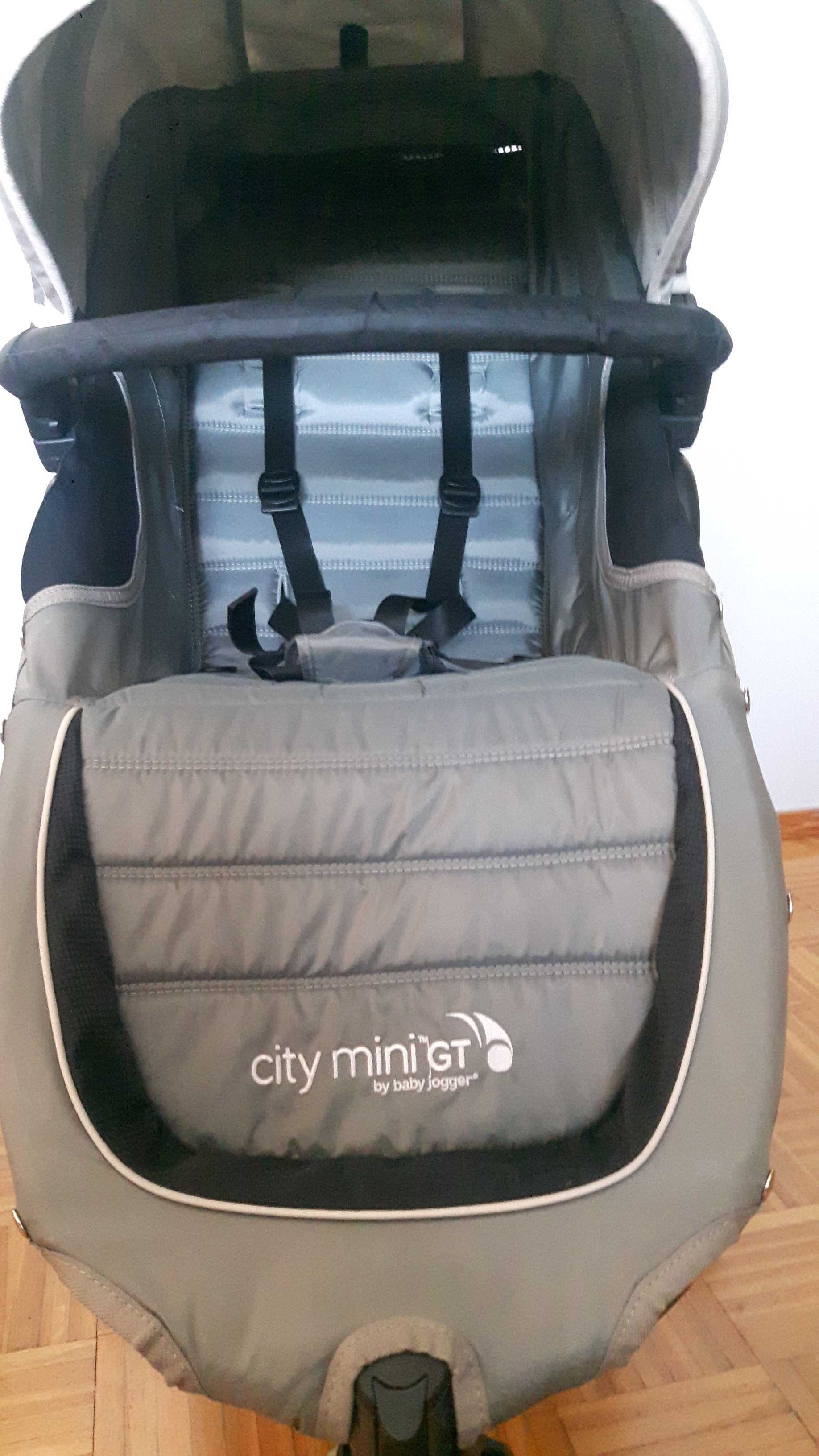 Wózek Baby Jogger City Mini GT + pałąk+folia przeciwdeszczowa+śpiwór