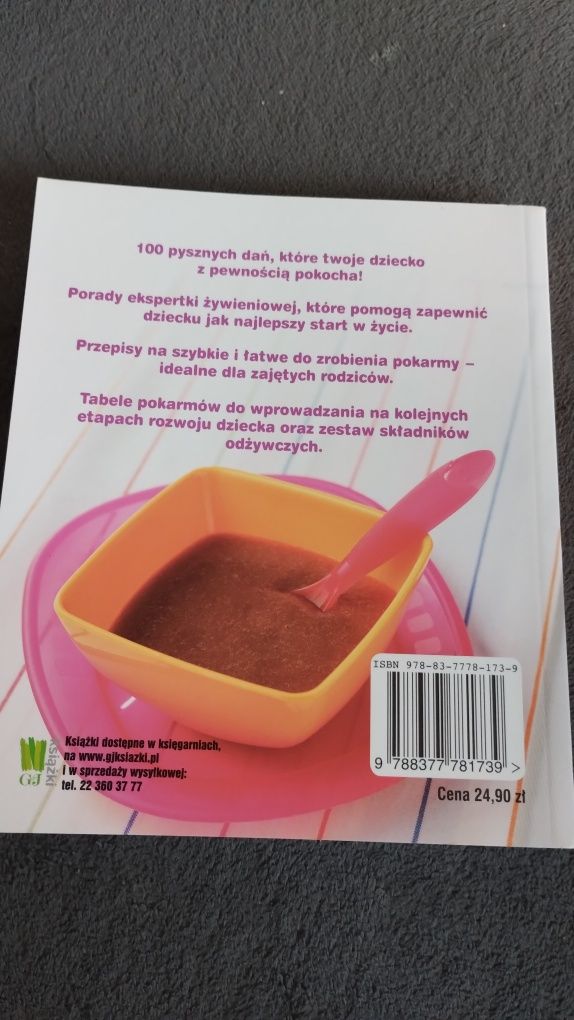 Książka 100 najlepszych przepisów na dania dla niemowląt+11 numerów ku