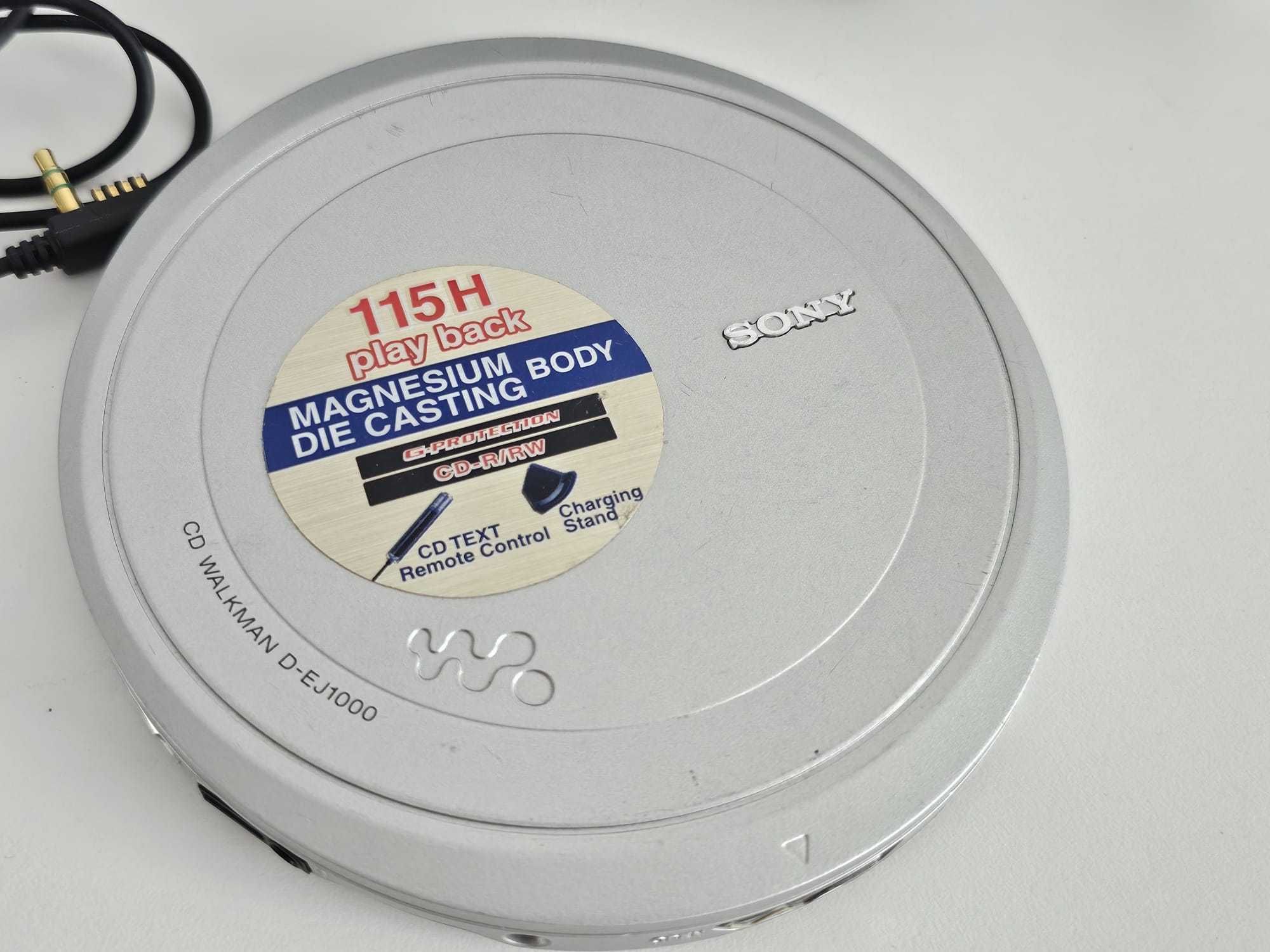 Sony D-EJ1000 CD Walkman Discman odtwarzacz slim Hi-End top model