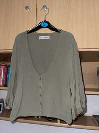 Camisola verde Pull