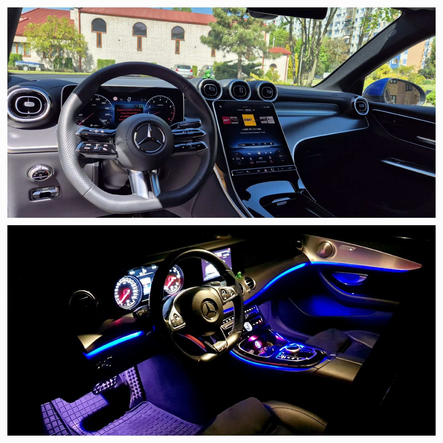 Biały kameleon lub GLC Coupe. Mercedes auto samochód do ślubu wesele