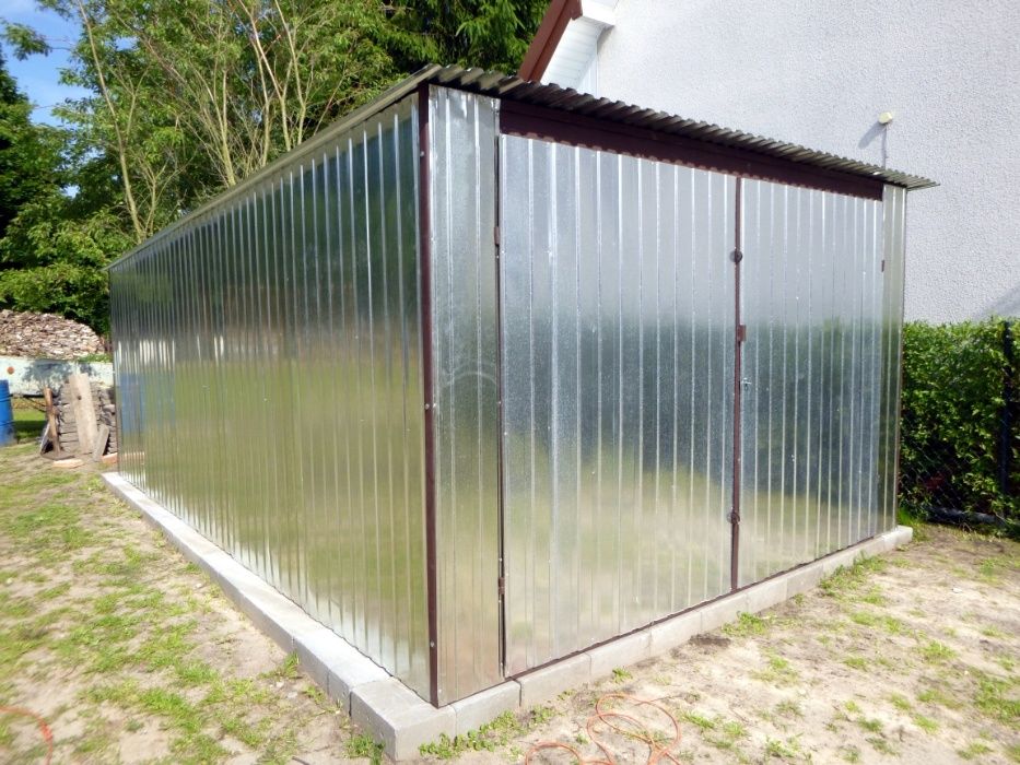 Garaż blaszany 4x6 ocynk Transport Montaż Gratis całe woj. śląskie