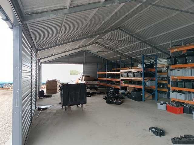 Lekka hala stalowa 10x20x4mz poszyciem blacha trapezowa. Gwarancja