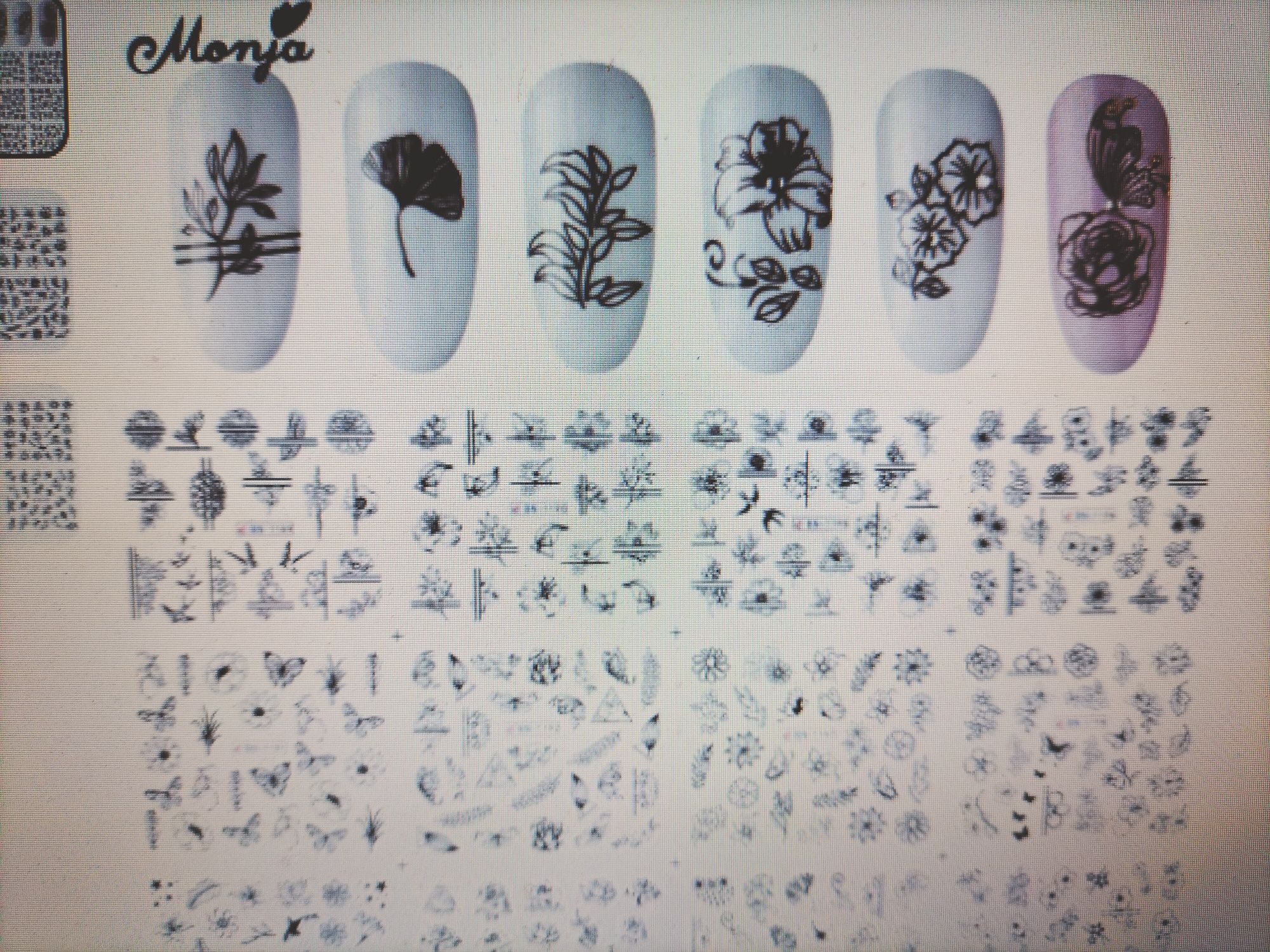 Adesivos para unhas pintadas