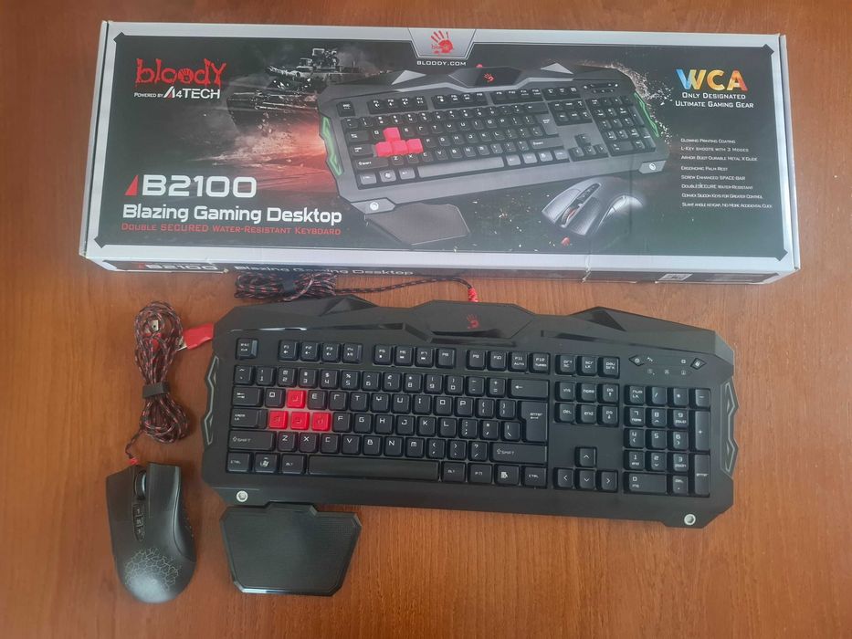 Klawiatura gamingowa z myszą A4Tech Bloody B2100