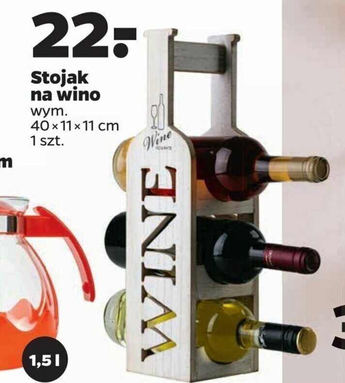 Stojak na wino 3x 40x11cm Łódź Radogoszcz netto