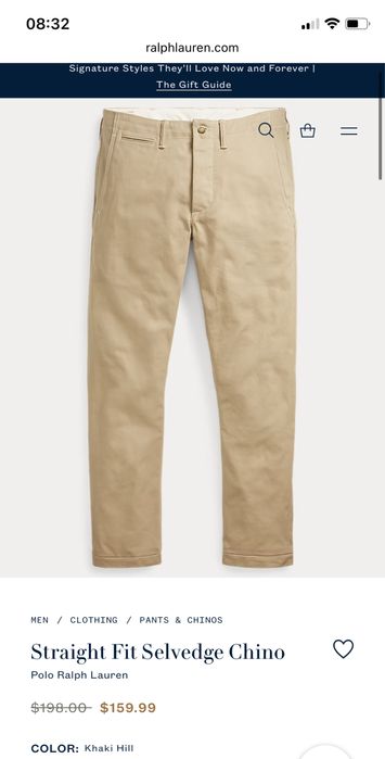 Polo Ralph Lauren Selvedge Chino