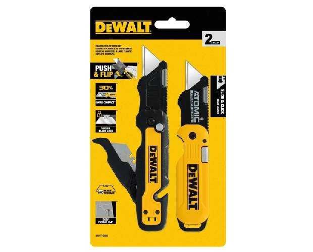 Преміум набір з 2 складаних ножів DeWALT DWHT10995