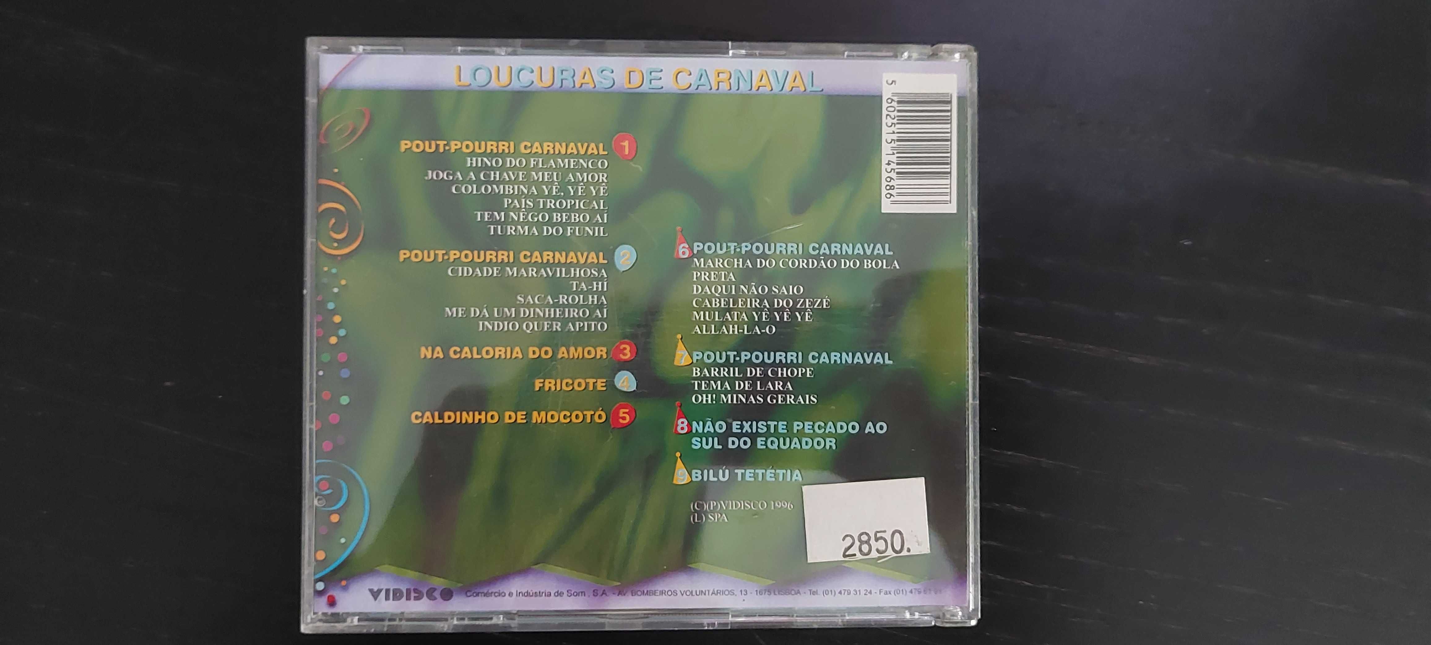 CD Original Loucuras de Carnaval