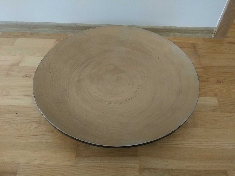 monia drewniany ozdobny talerz złoty do zawieszenia taca