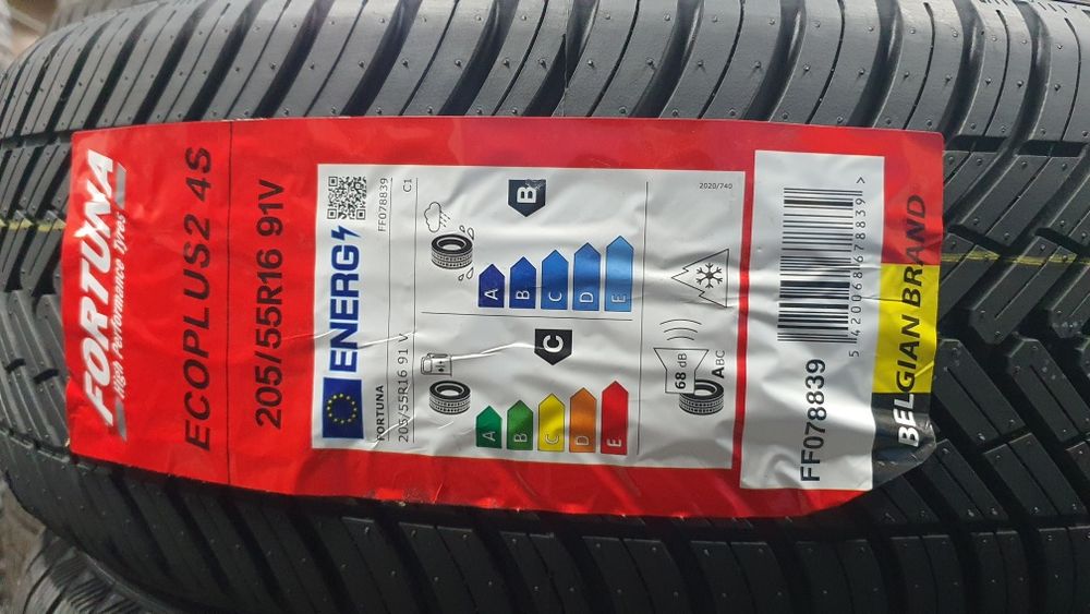 Sprzedam nowe opony całoroczne Fortuna - 205/55 R16 NOWE