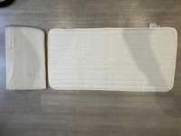 Mata ochronna na materac Ikea Vyssa 120x60 cm i klin pod materac