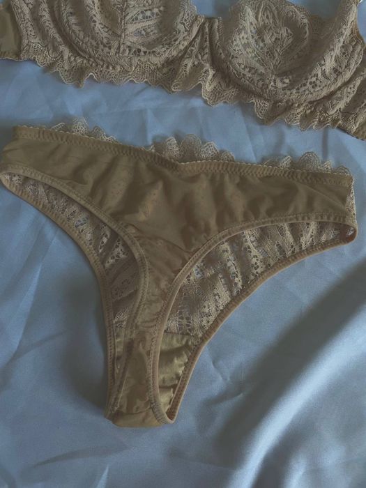 Комплект білизна ліф трусики сітка мереживо